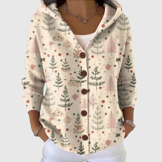 Mercedes | Chaqueta de Punto con Capucha