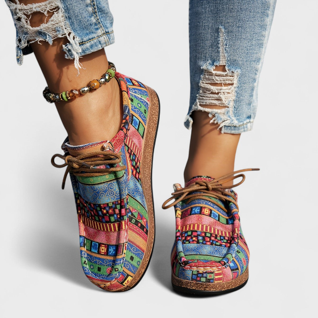 Rebeca | Zapatillas cómodas de estampado floral