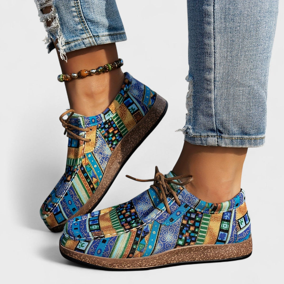 Rebeca | Zapatillas cómodas de estampado floral