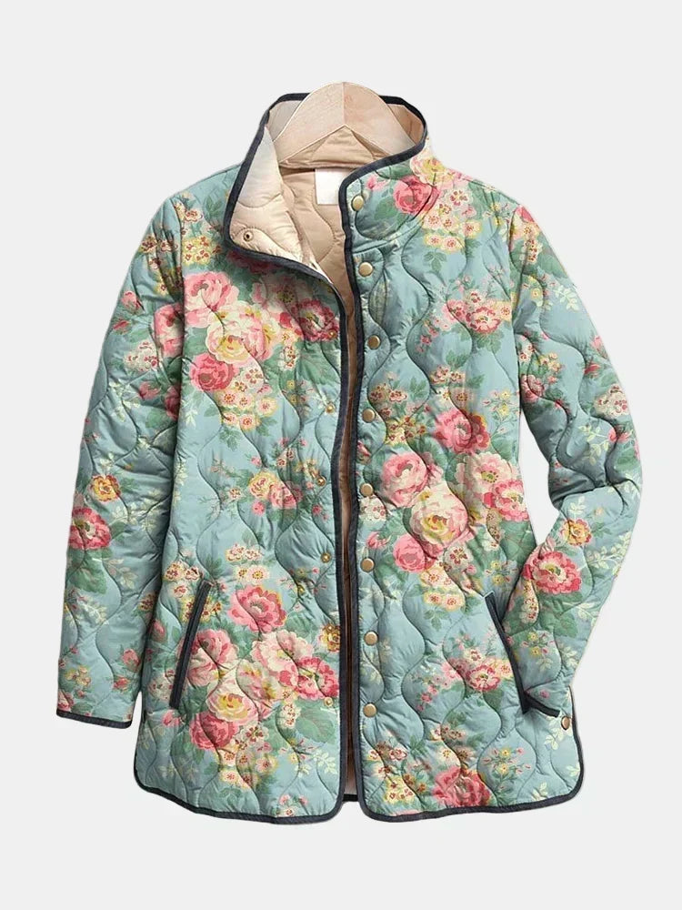 Teresa | Chaqueta acolchada de flores