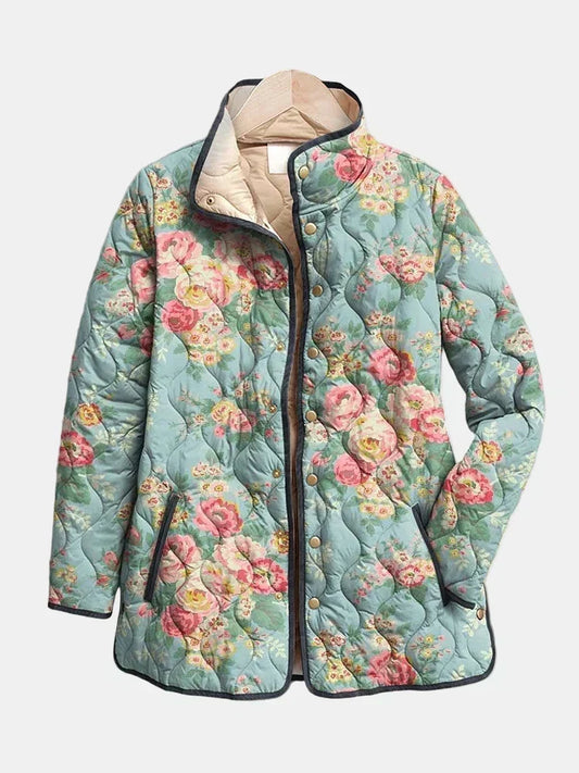Teresa | Chaqueta acolchada de flores