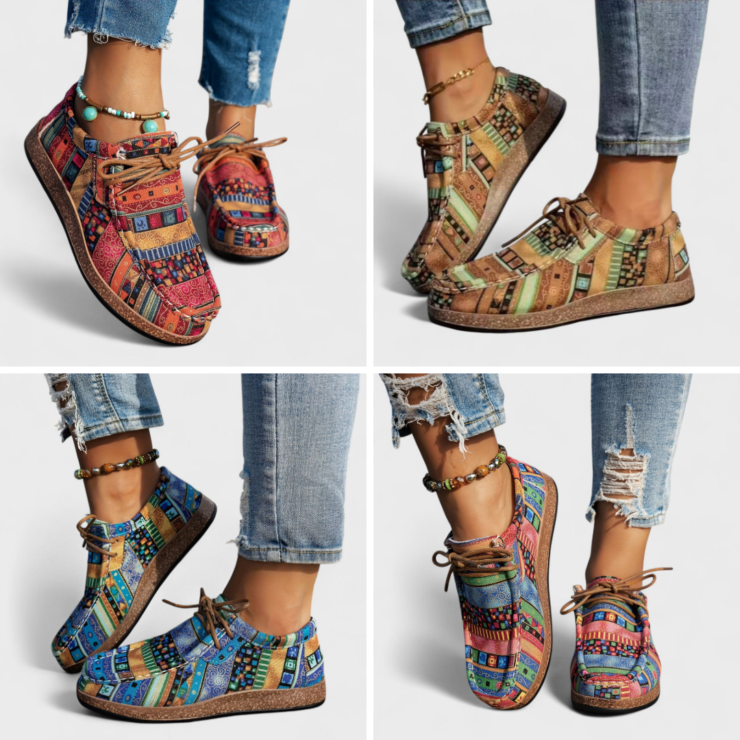 Rebeca | Zapatillas cómodas de estampado floral