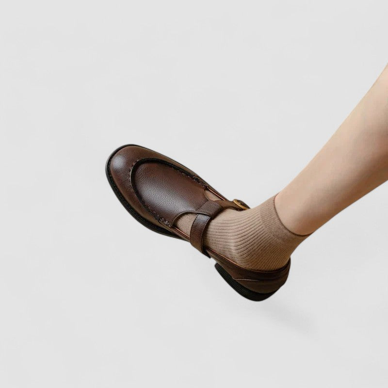 Ariadna | Zapatos Mary Jane de Punta Cuadrada
