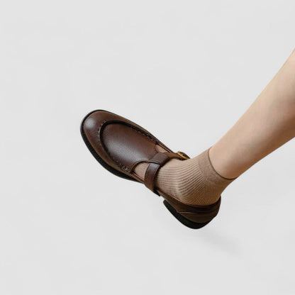 Ariadna | Zapatos Mary Jane de Punta Cuadrada