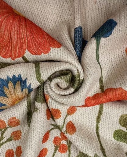 Rocío | Chaqueta de Punto Flores Silvestres