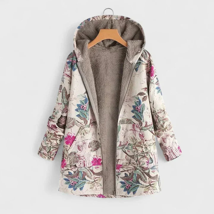 Lucía | Parka vintage estampada