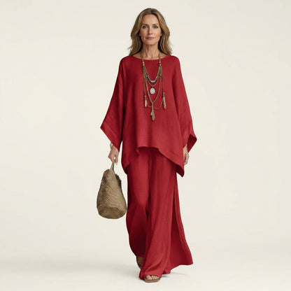 Amaya | Conjunto Boho en Mezcla de Lino