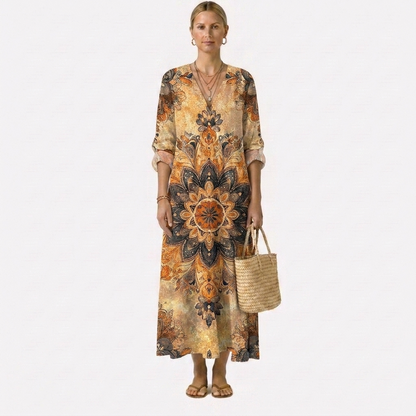 Dora | Vestido Floral Elegancia Natural