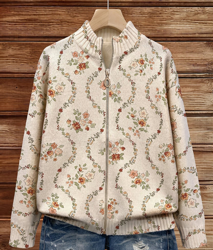 Paloma | Chaqueta de Punto Enredadera Floral